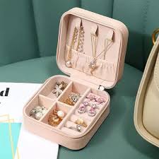 Noor Posh Luxury Velvet Travel Jewelry Box & Organizer