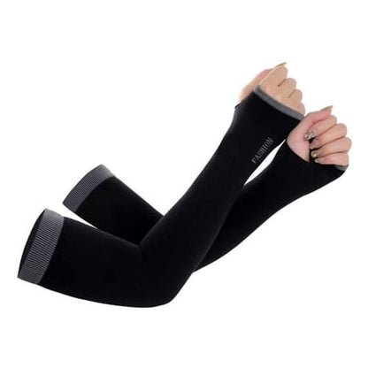 UV Protection Arm Sleeves with Thumb Hole – Stay Cool & Protected All Day