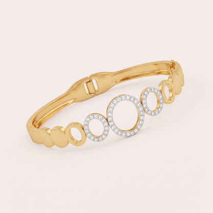 Golden Bangle Bracelet | noorposh.pk