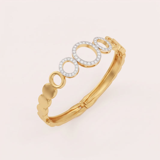 Golden Bangle Bracelet | noorposh.pk