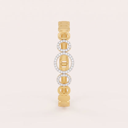 Golden Bangle Bracelet | noorposh.pk