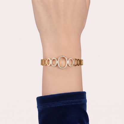 Golden Bangle Bracelet | noorposh.pk